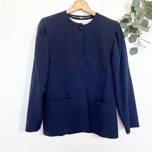 ESCADA- Vintage Made in Western Germany Navy Blazer - 38